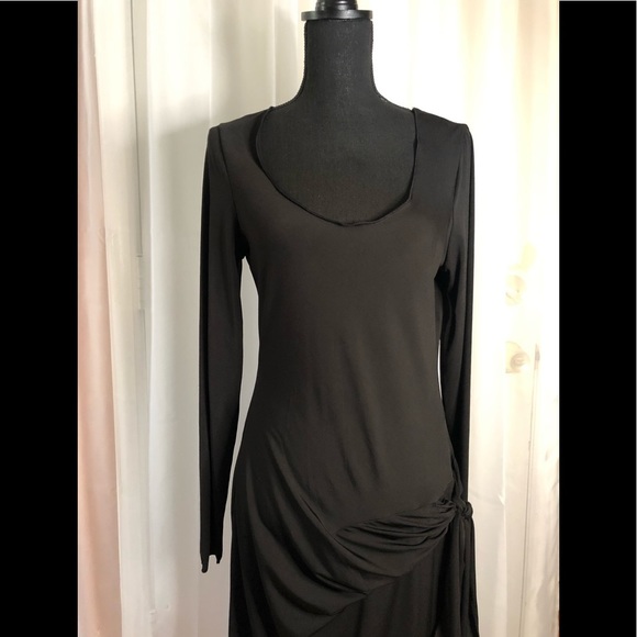Studio M Round Neck•Pullover•Side Hip Tie Dress - Picture 4 of 6